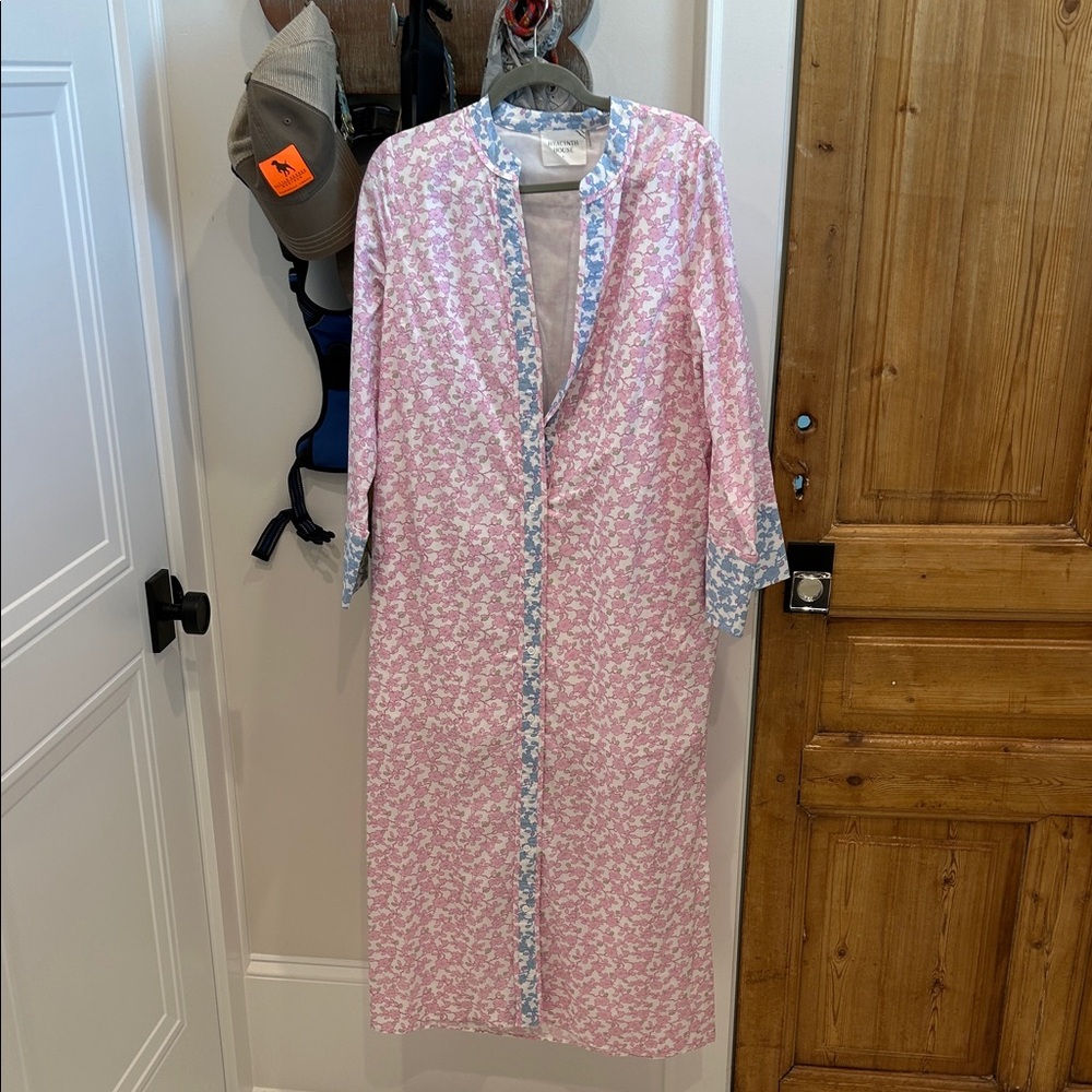 Floral Pink and Blue Long dress